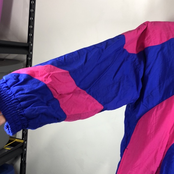 Vintage PK Elliot blue and pink jacket size small - Picture 5 of 11